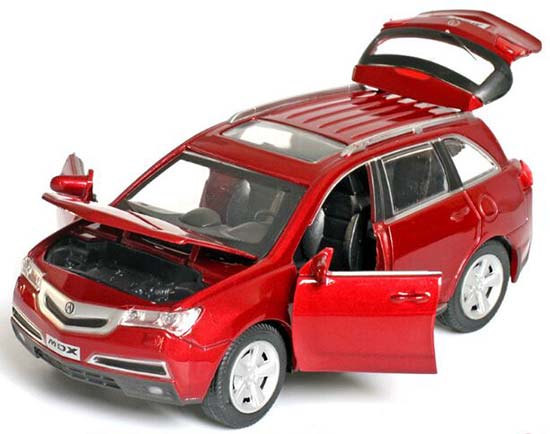 1/32 2010 Acura MDX diecast toy in Red