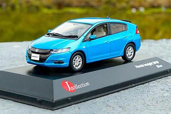 1/43 2nd generation Honda Insight Diecast in Blue By J-Collection