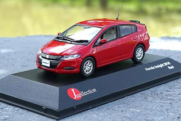 1/43 2nd generation Honda Insight Diecast in Red By J-Collection