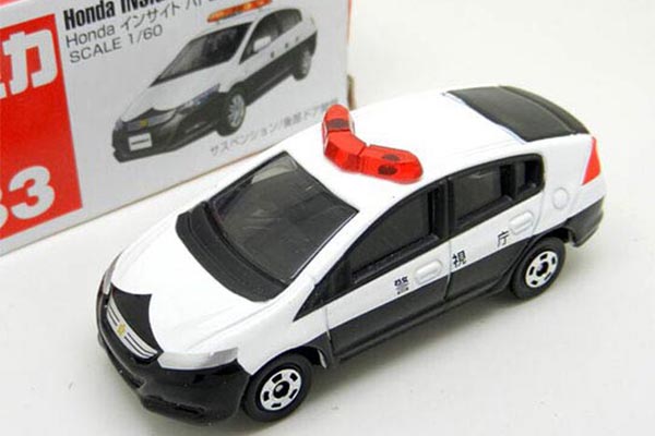 1/60 2nd generation Honda Insight Diecast toy in White-Black